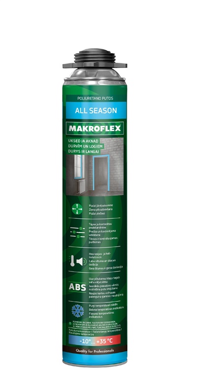 Montavimo putos Makroflex All Season Pro. 750 ml