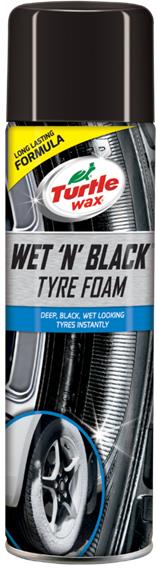 CAR TIRE & BUMPER CLEANER WET N BLACK