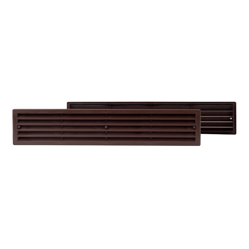 GRILLE DOOR VENTILATION 450X92. BROWN