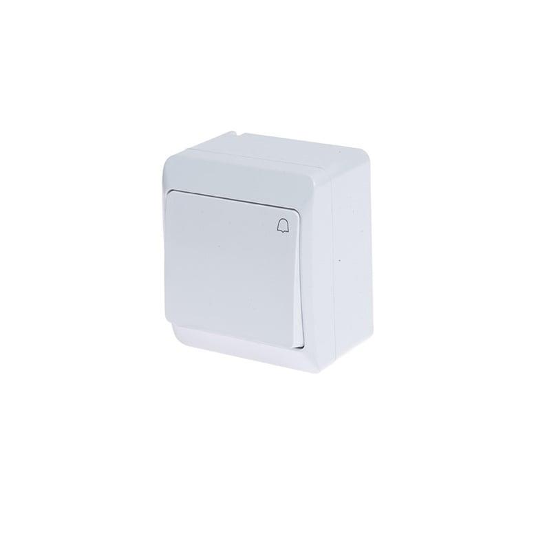 BELL SWITCH HERMES WHITE IP44 0337-02