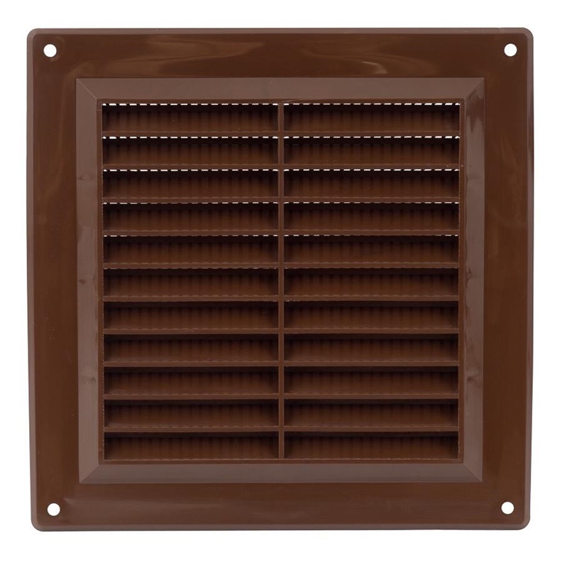 GRILLE VENTILATION 150X150. BROWN