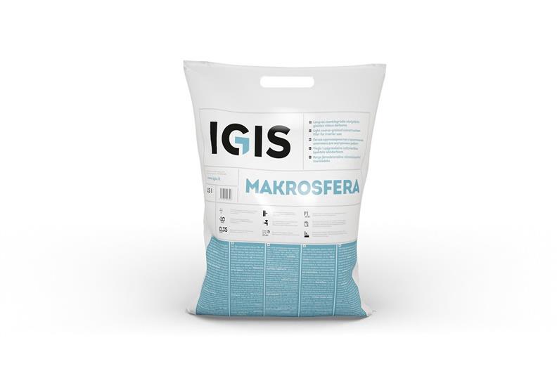 Stambiagrūdis glaistas Igis Makrosfera. 15 l