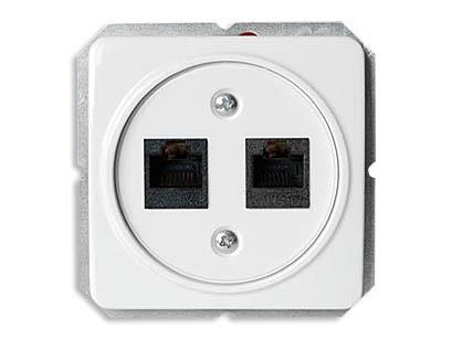 DATA SOCKET SÜV 2-NE R-TA LX VALGE RJ45