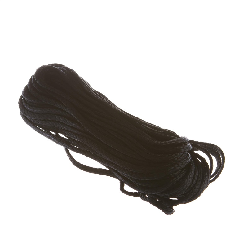 BRAIDED CORD BLACK 4MM 20M