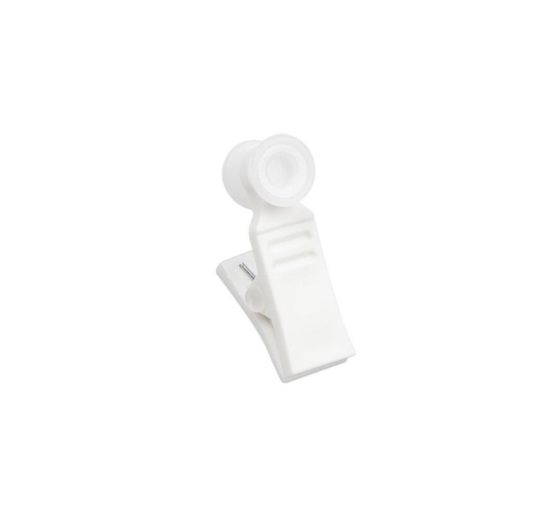 CLIPS FOR RAIL PLASTIC WHITE (30)