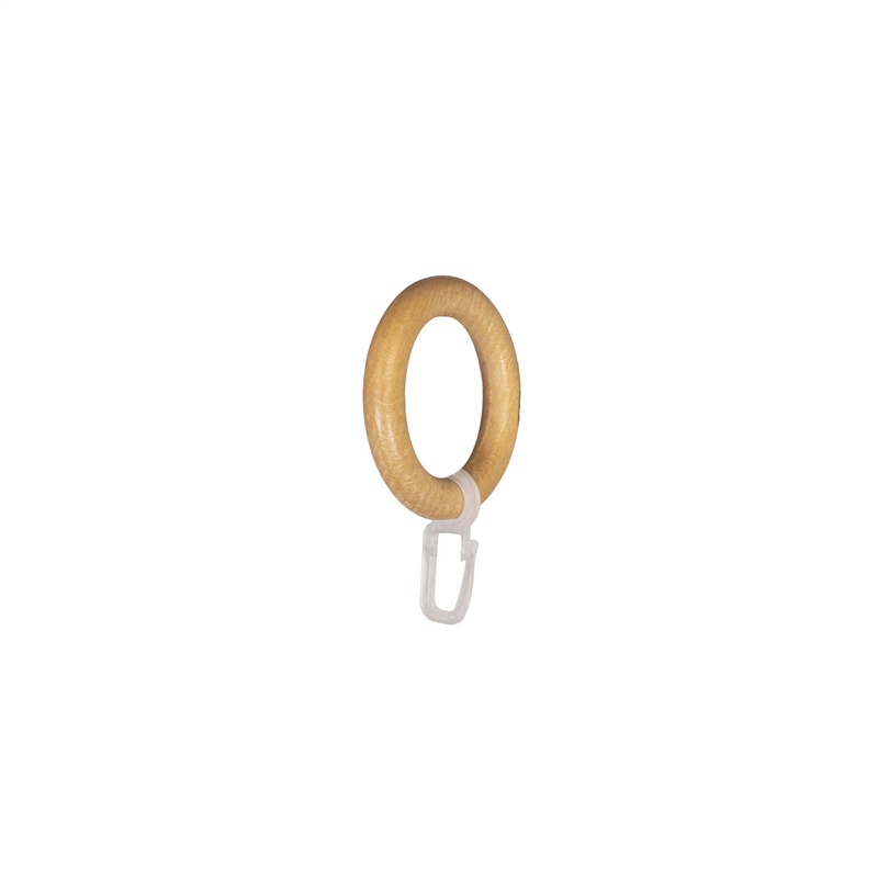 CORNICE RINGS WITH HOOKS OAK D28(10)