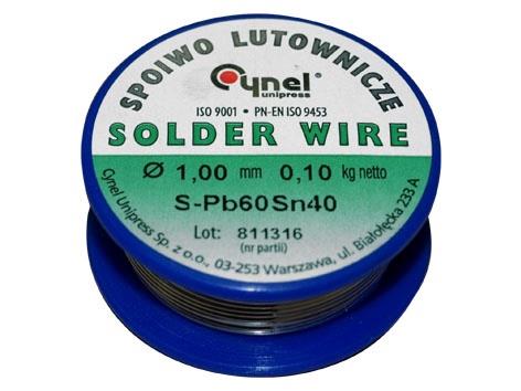 SOLDER SN40 1MM 100 G WITHOUT ROSIN