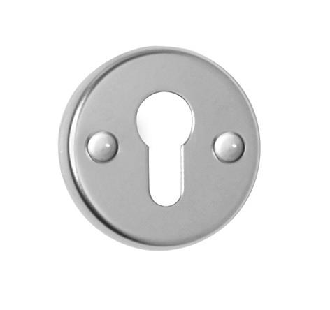 DOOR KEY PLATE FOR CYLINDER T2 SILVE