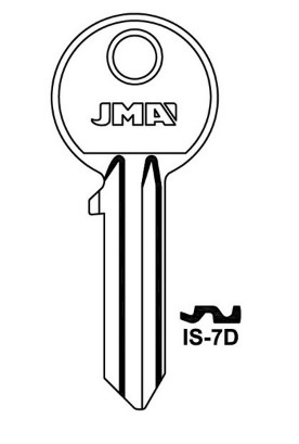 Atslēgas sagatave JMA ISE15(IS-7D) ISEO