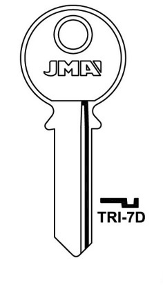 Raktų ruošinys Jma TRI-7D. 1 vnt.