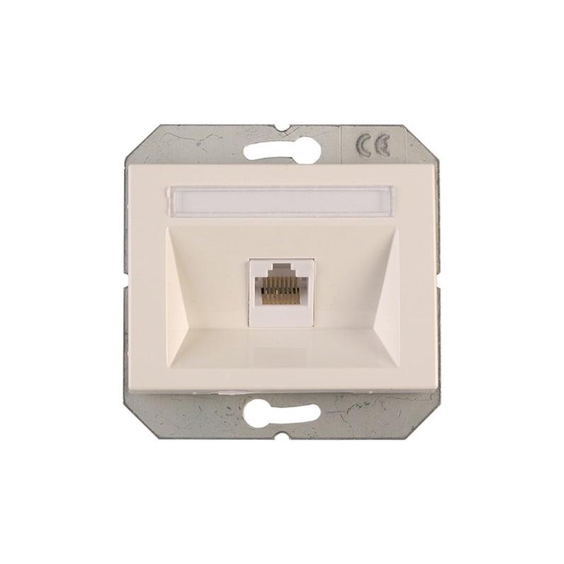 TELEPHONE SOCKET SINGLE VILMA XP WHITE