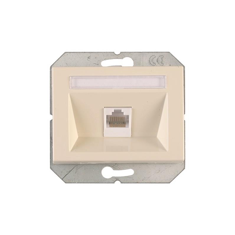 DATA SOCKET SINGLE VILMA XP BEIGE