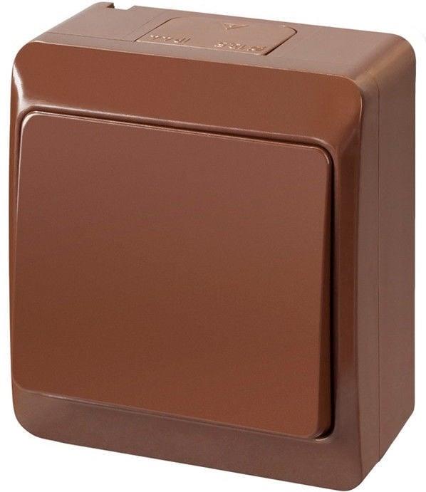 TWO WAY SWITCH HERMES BROWN IP44.0331-06