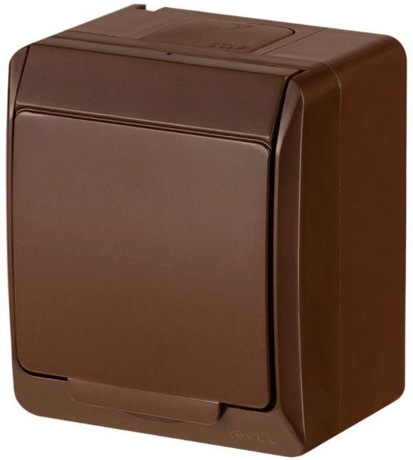 SOCKET HERMES BROWN IP44 0324-06