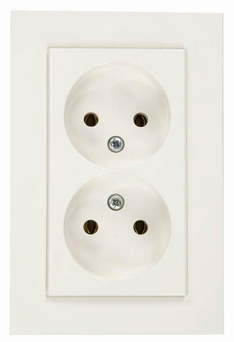 SOCKET DOUBLE WHITE XP