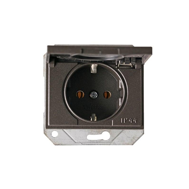 SOCKET FLUSH NO FRAME IP44 ANT XP