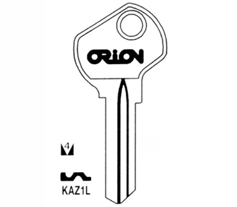 BLANK KEY KAZ1L(KAZ-1) KAZAN