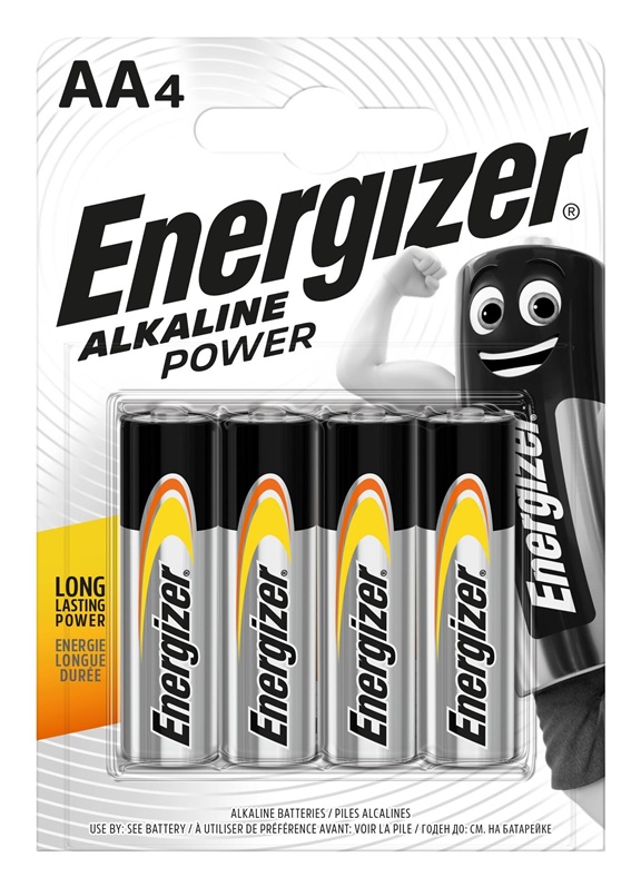 BATTERY ENERGIZER BASE AA ALK1.5V B4