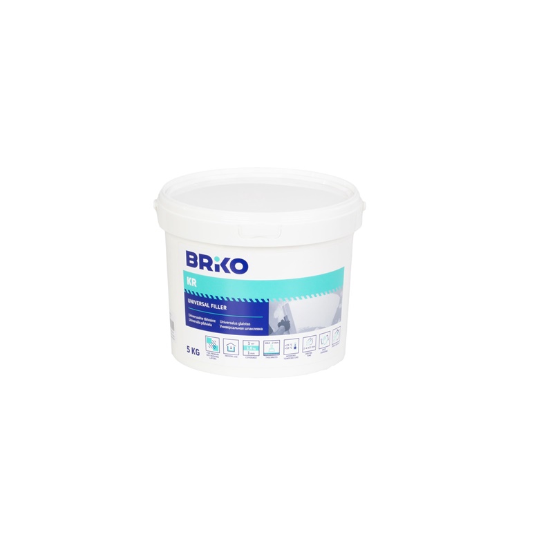 FILLER BRIKO 5 KG WITH CHALK FILLER