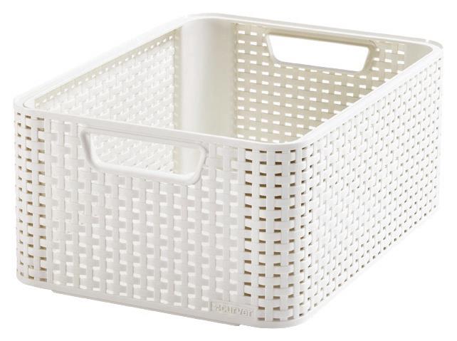 STORAGE BOX CURVER RATTAN  M