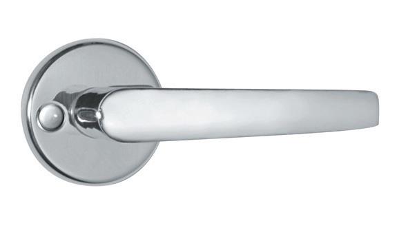 INDOOR DOOR HANDLE BETA SILVER COLOR