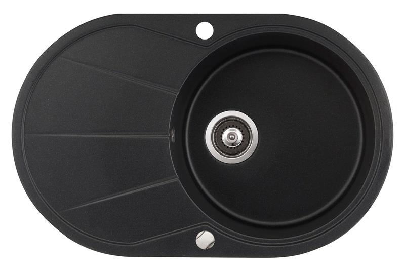 SINK OVAL SR 101-601AW BLACK