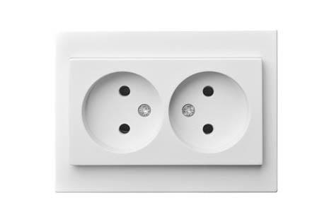 POWERP UND. 2PLUGS WHITE