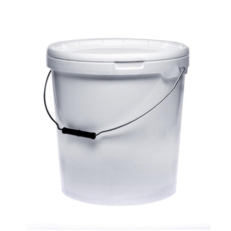 BUCKET PLASTIC FOOD WITH COVER 20 L