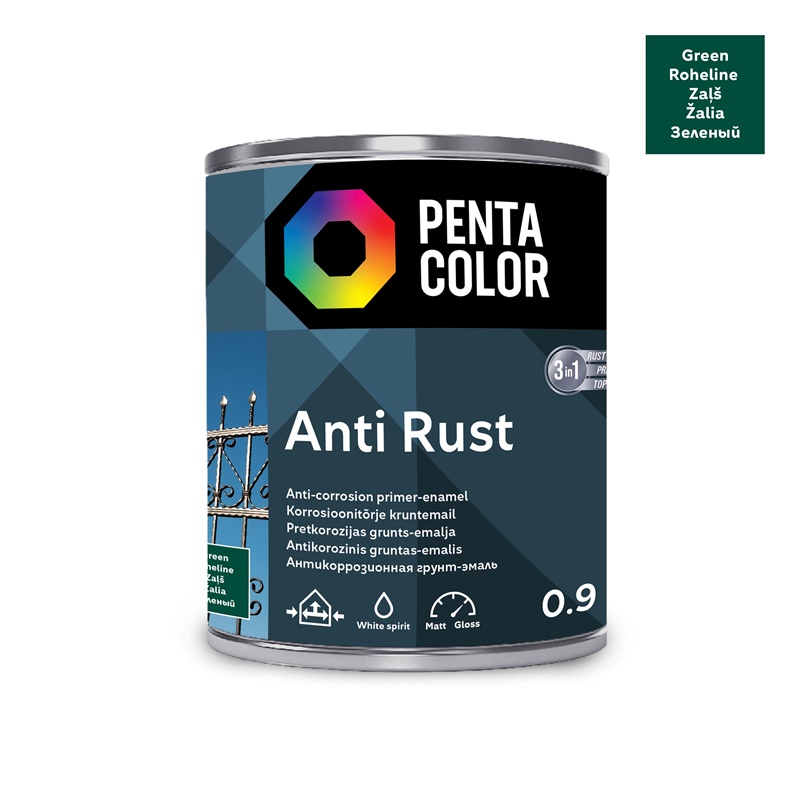 GRUNTS-EMALJA ANTIRUST 0.9L ZAĻA GRUNTS-EMALJA ANTIRUST 0.9L ZAĻA