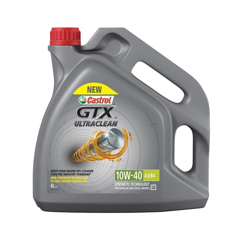 Motoreļļa Castrol GTX 10W40. 4 l Motoreļļa Castrol GTX 10W40. 4 l