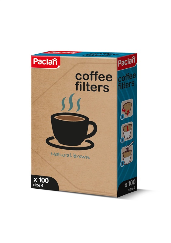 FILTERS FOR COFFEE 4. 100PCS. BOX