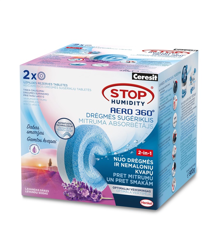 STOP HUMIDITY AERO 360° LAV REFILL 2X450