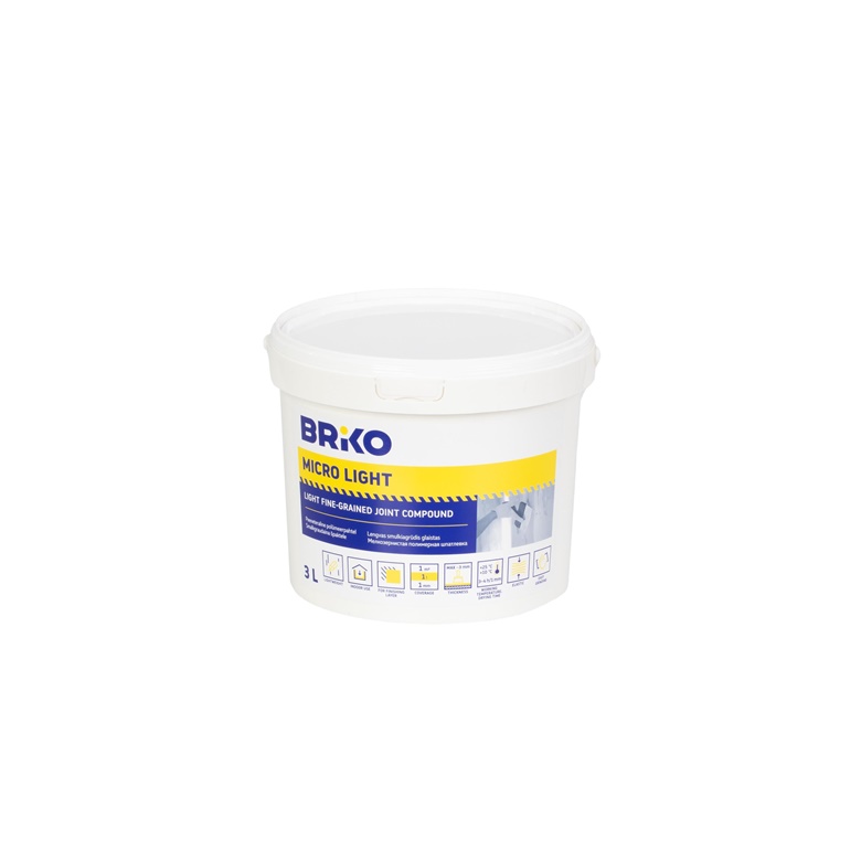 FINE-GRAINED PUTTY BRIKO SM 3 L