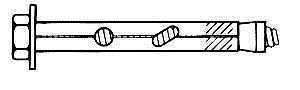 ANCHOR BOLTS B 12X150 MM. 2 PCS.