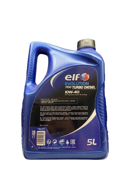 MOTOREĻĻA ELF EVOLUT 700 TD 10W-40 5L MOTOREĻĻA ELF EVOLUT 700 TD 10W-40 5L