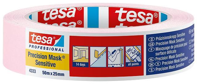 MASKING TAPE PRECIS. SENSITIVE 50MX25MM