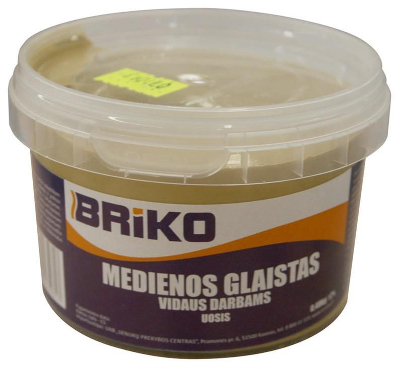 Uosio spalvos medienos glaistas Briko. 0.48 kg