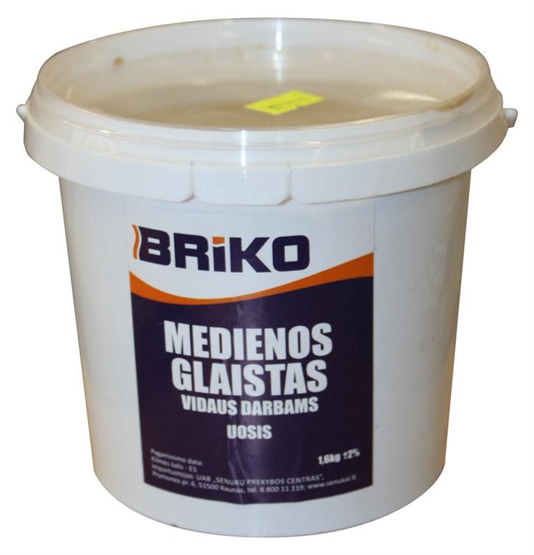 WOOD FILLER INTERIOR BRIKO ASH 1.6KG