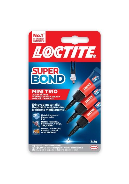 GLUE LOCTITE SUPER BOND MINI TRIO 3G