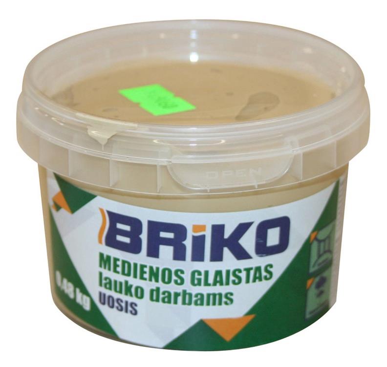 Uosio spalvos medienos glaistas Briko. 0.48 kg