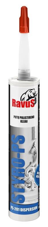 Putų polistireno klijai Ravus Styro-PS. 300 ml