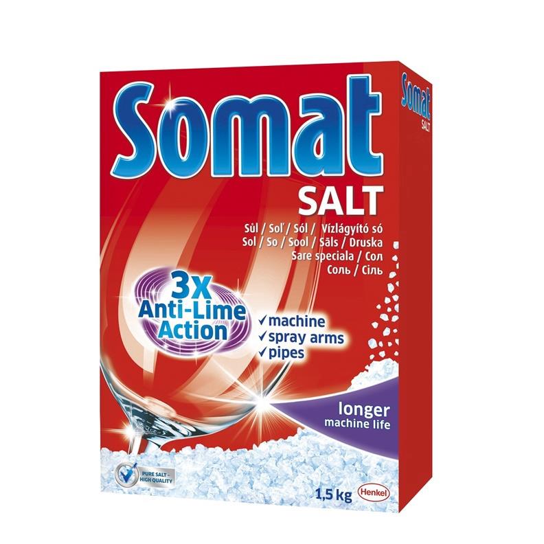 AGENT SOMAT SALT F/DISHWASHING 1.5KG