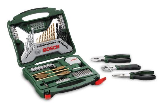 BOSCH 70- PCS X-LINE SET & PLIERS