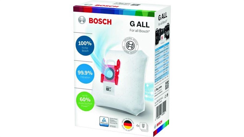 VAC CLEA DUST BAGS BOSCH 4 PCS