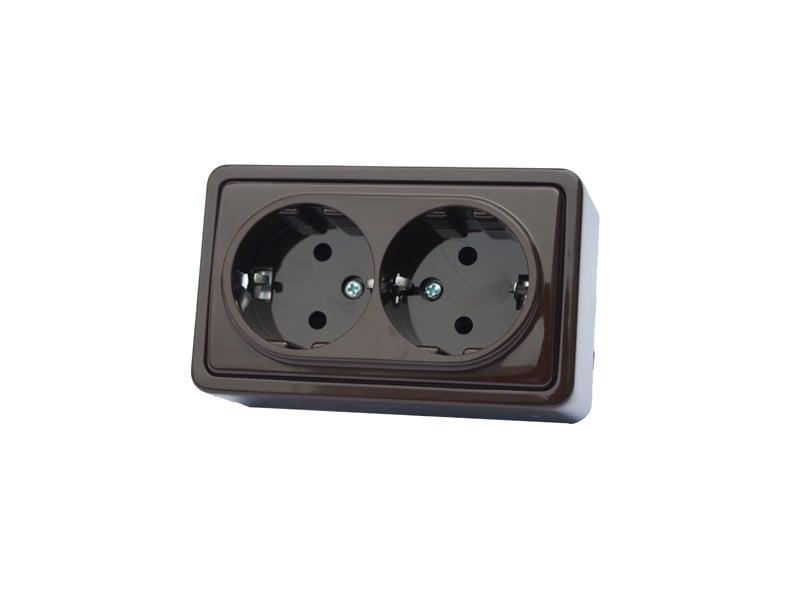 SOCKET RP16-021 GR 2P OVER PLAST ANT SL+