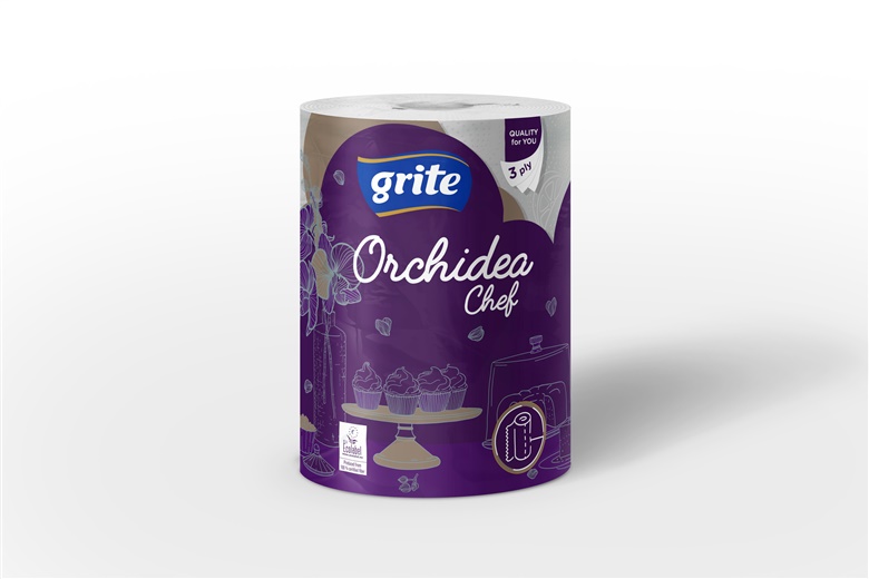 PAPER TOWELS GRITE ORCHIDEA 3PLY 1PCE