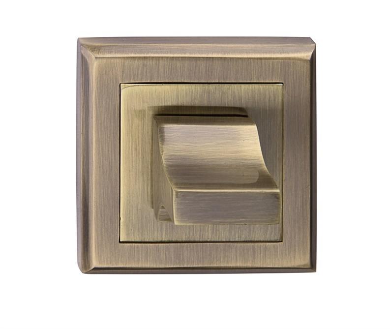 SQUARE TURNKNOB BETA/SIGMA AGED BRASS