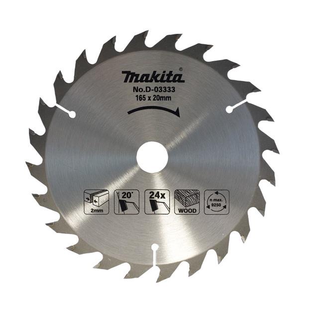 CIRCULAR SAW BLADE 165X20MM 24T