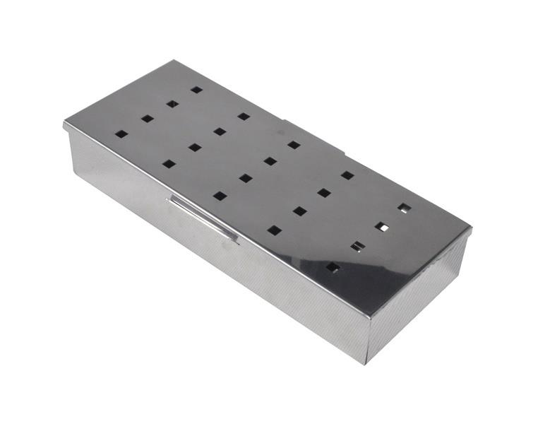 WOODCHIP SMOKER BOX 23X9.5X4CM CELLO S/S