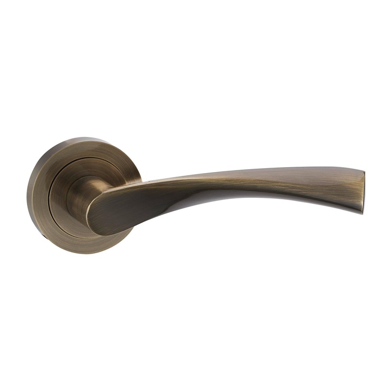 DOOR HANDLE A01-32 INDOOR ANTIQUE BRASS